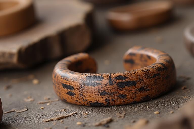 Limitierte Schmuck-Edition aus Altholz und Sturmholz mit einzigartiger Maserung
